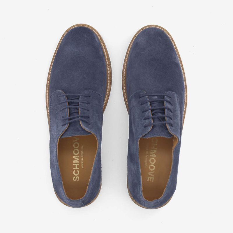 DUBLIN DERBY M - SUEDE - BLEU JEAN